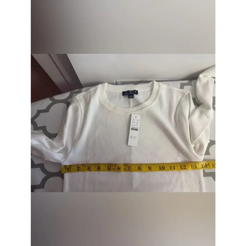 J.Crew Perfect rib long-sleeve T-shirt NWT Size S
